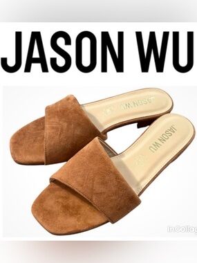 Jason Wu Suede Flat Mules